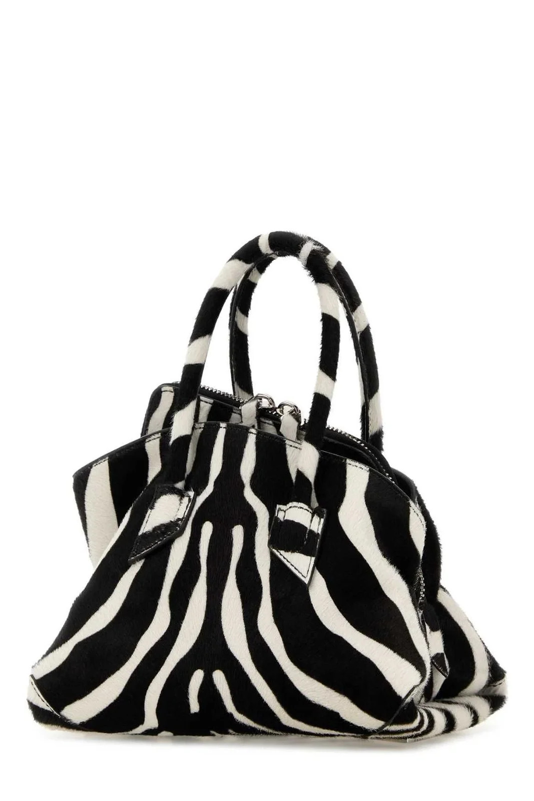 The Attico La Passeggiata Zebra Printed Mini Tote Bag | Cettire Global