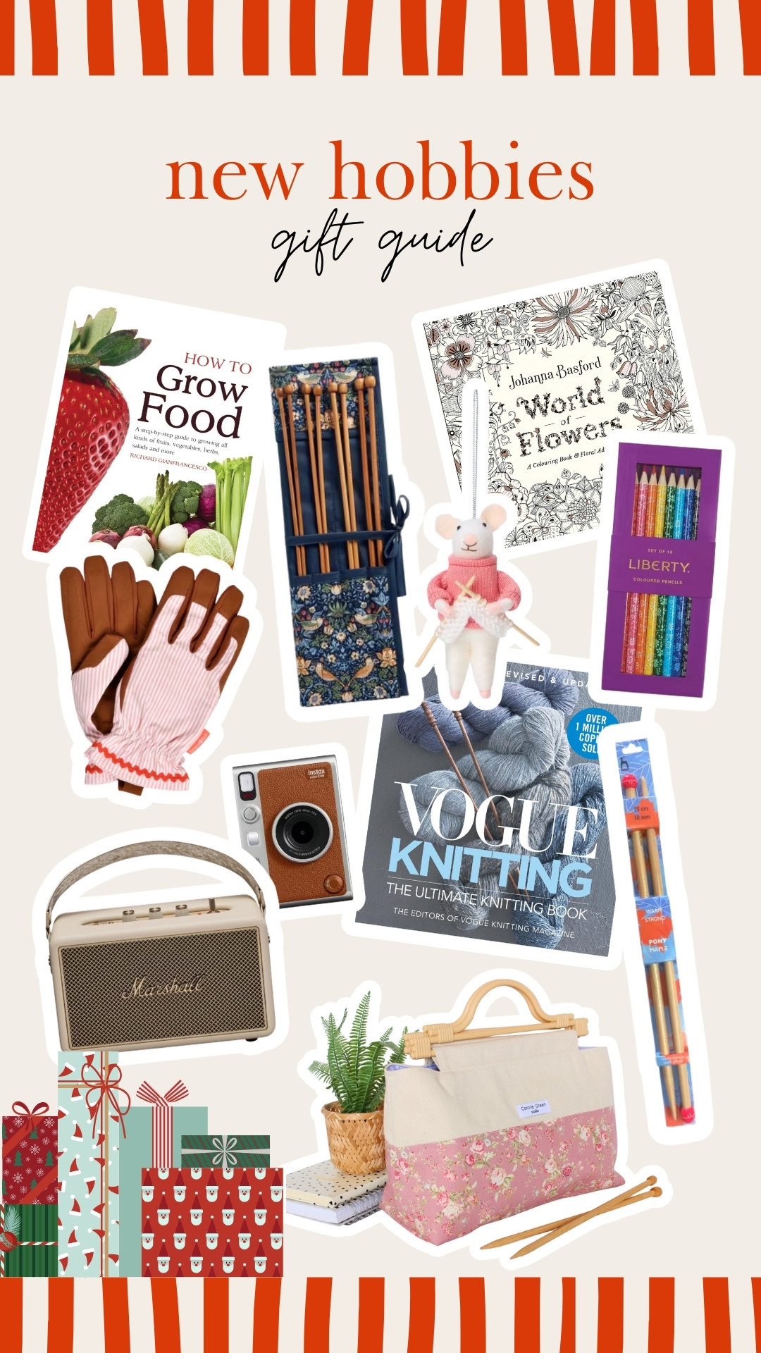 The Pea Family Gift Guides - some fun and games for the hobby lovers, knitters, artists, cooks, chefs, gardeners, tech lovers, photographers 

 #LTKhome #LTKgiftguide