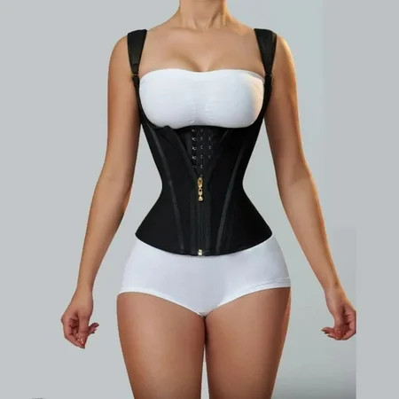 Shapewearstudio Women s XXXL Black Compression Corset Waist Trainer | Walmart (US)