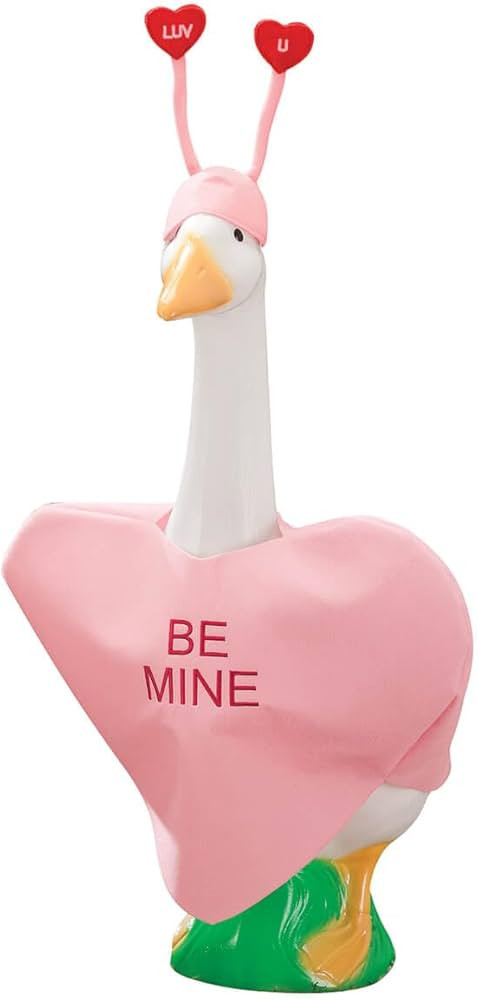 Miles Kimball Conversation Heart Goose Outfit by GagglevilleTM, Fits Large 23" H Statue | Amazon (US)