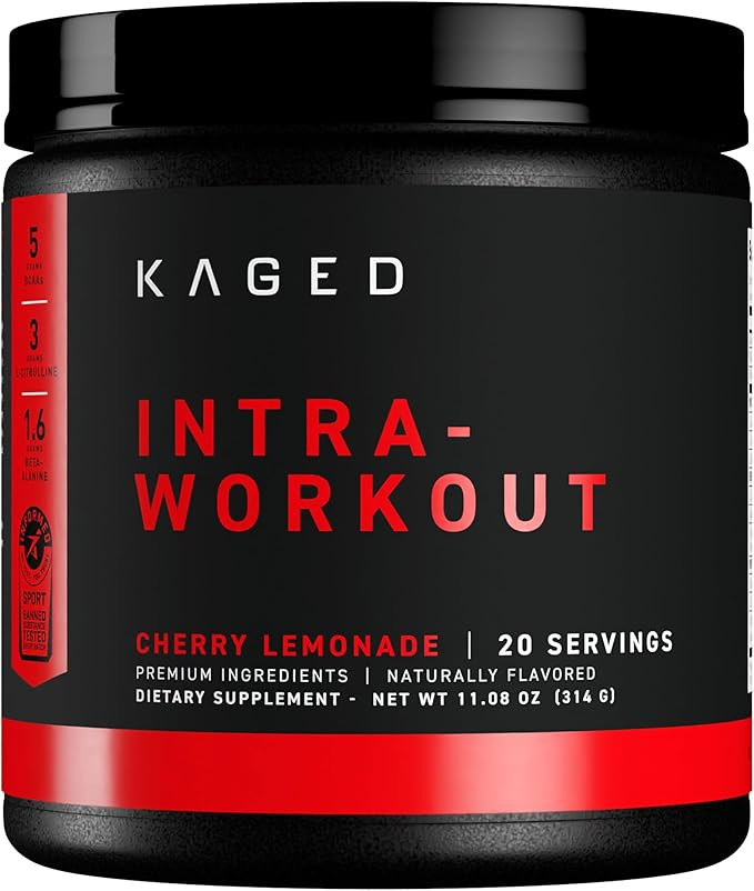Kaged Intra-Workout Powder | Cherry Limeade | in BCAAs, L-Citrulline & Beta-Alanine for Endurance... | Amazon (US)