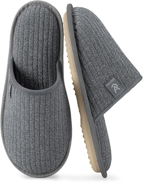 VeraCosy Women's Comfy Scuff Slippers Soft Terry Cloth Memory Foam Home House Shoes | Amazon (US)