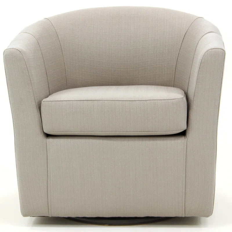 Hansell Upholstered Swivel Barrel Chair | Wayfair North America