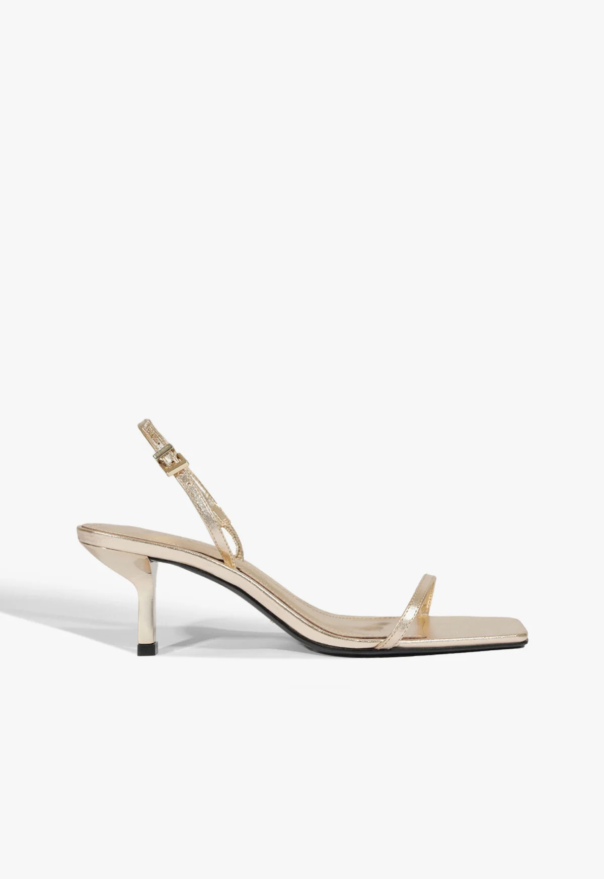 Judith Gold Mid Stiletto Heel Sandal | Schutz (US)