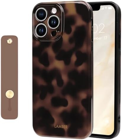 NITITOP Compatible with iPhone 15 Pro Max Case with Wrist Strap Cute Stylish Leopard Aesthetic To... | Amazon (US)