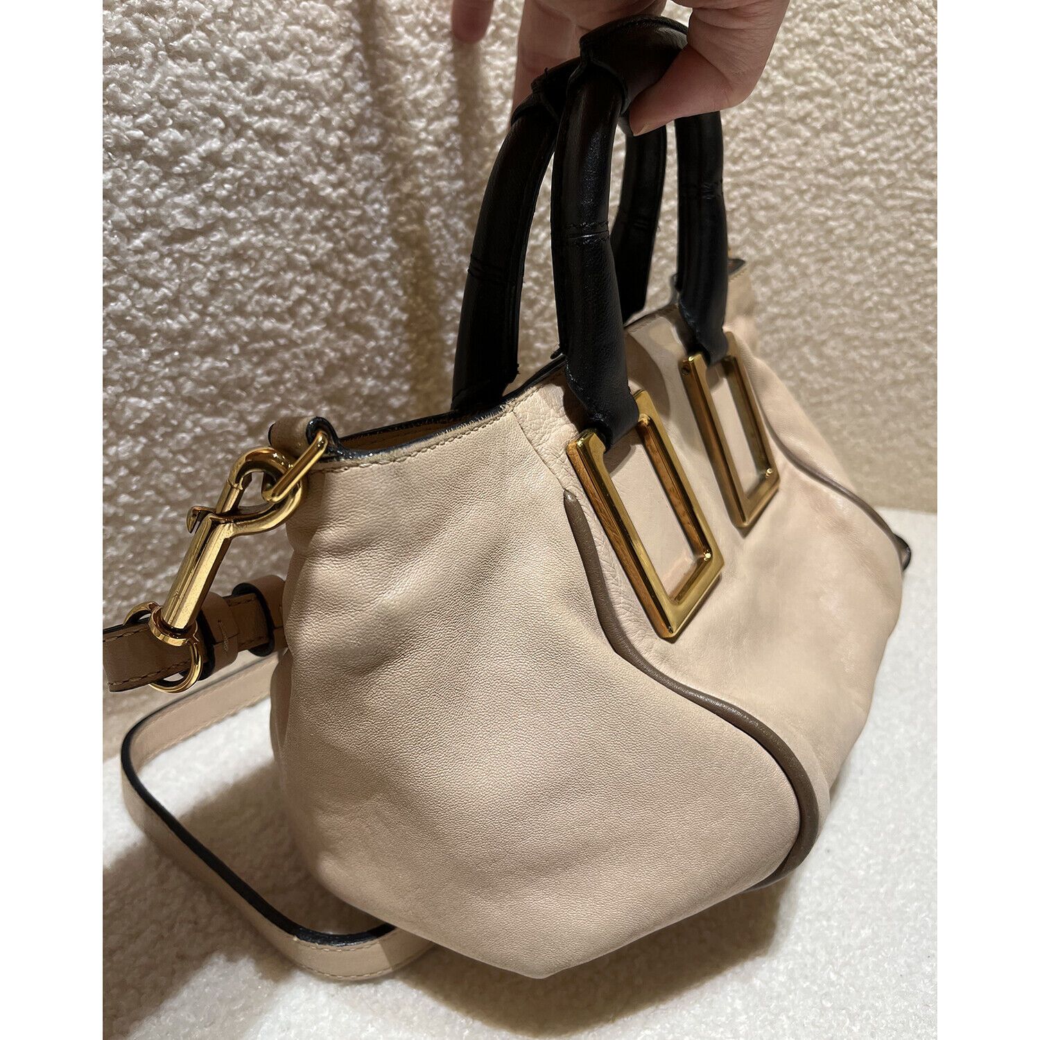 Chloe Cream Leather Medium Ethel Classic Women''s Satchel Handbag Shoulder Bag | eBay AU