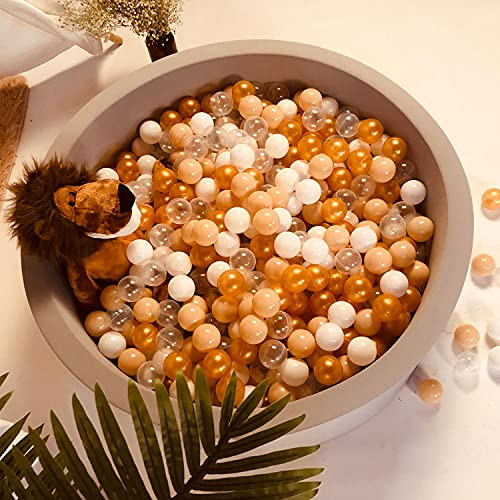 Realhaha Pit Balls Non-Toxic Free BPA Soft Plastic Balls for Kids Ball Pit, Play Tent, Baby Playh... | Amazon (US)