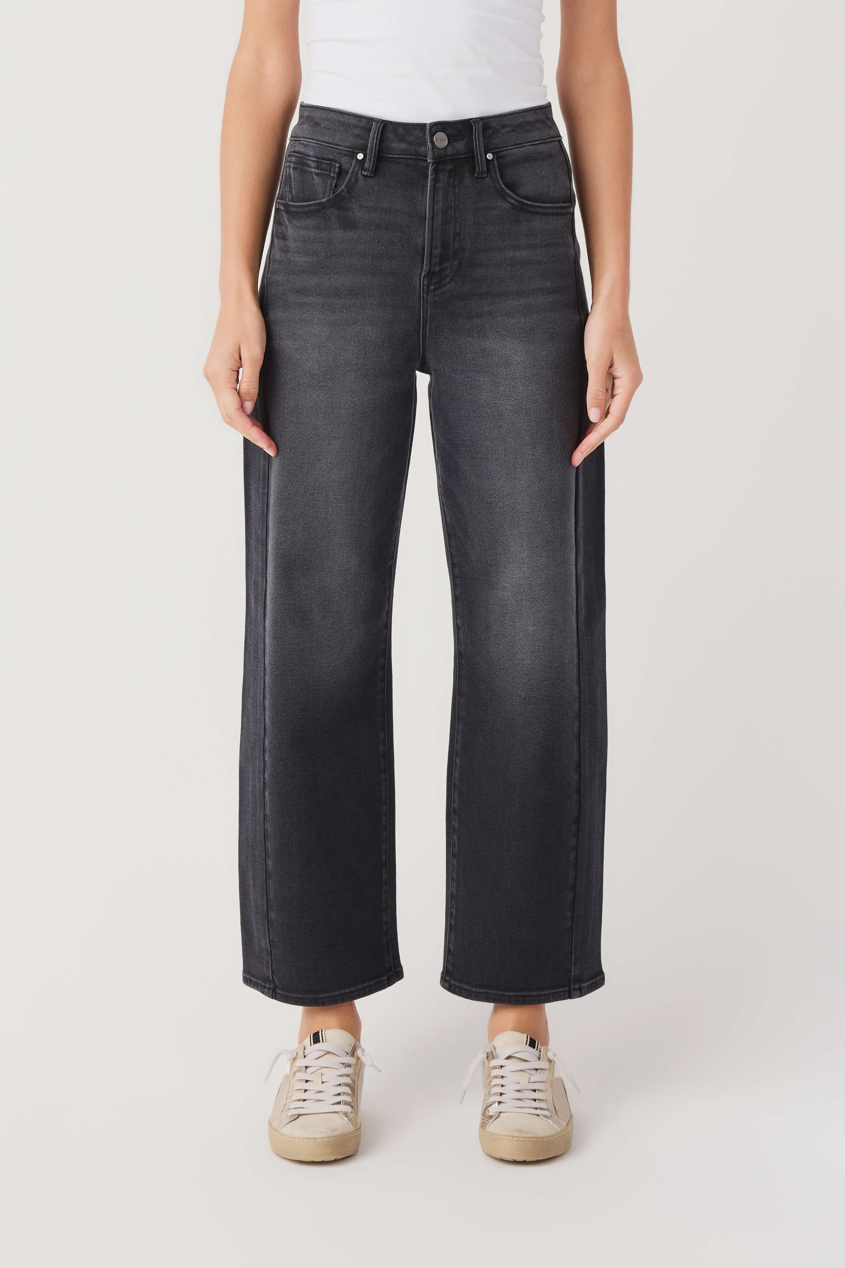 Risen Wren High Rise Barrel Jeans | Social Threads
