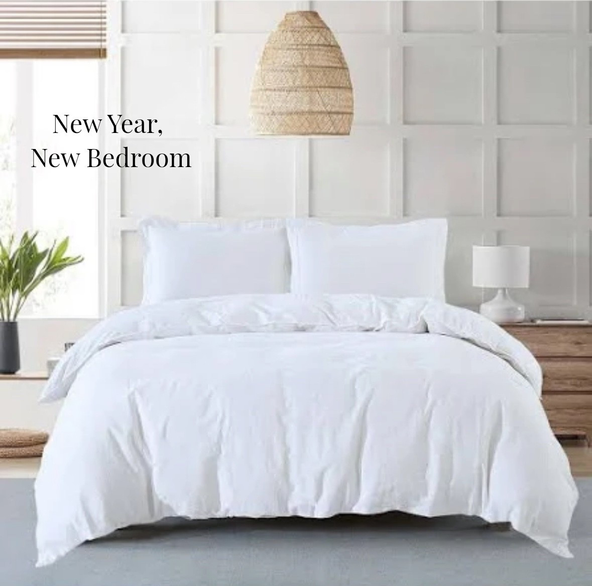 A classic bedroom refresh that never goes out of style 🤍 Soft layers paired with a beautiful area rug create a timeless look, all linked below.

#LTKFindsUnder100 #LTKHome