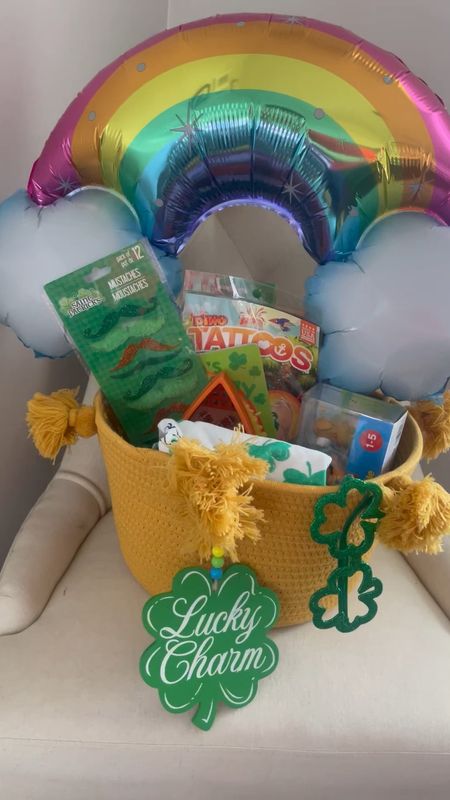 St Paddy’s Day Lucky Basket for kids 

#walmart #amazon #kids #giftbasket 

#LTKSeasonal #LTKfamily