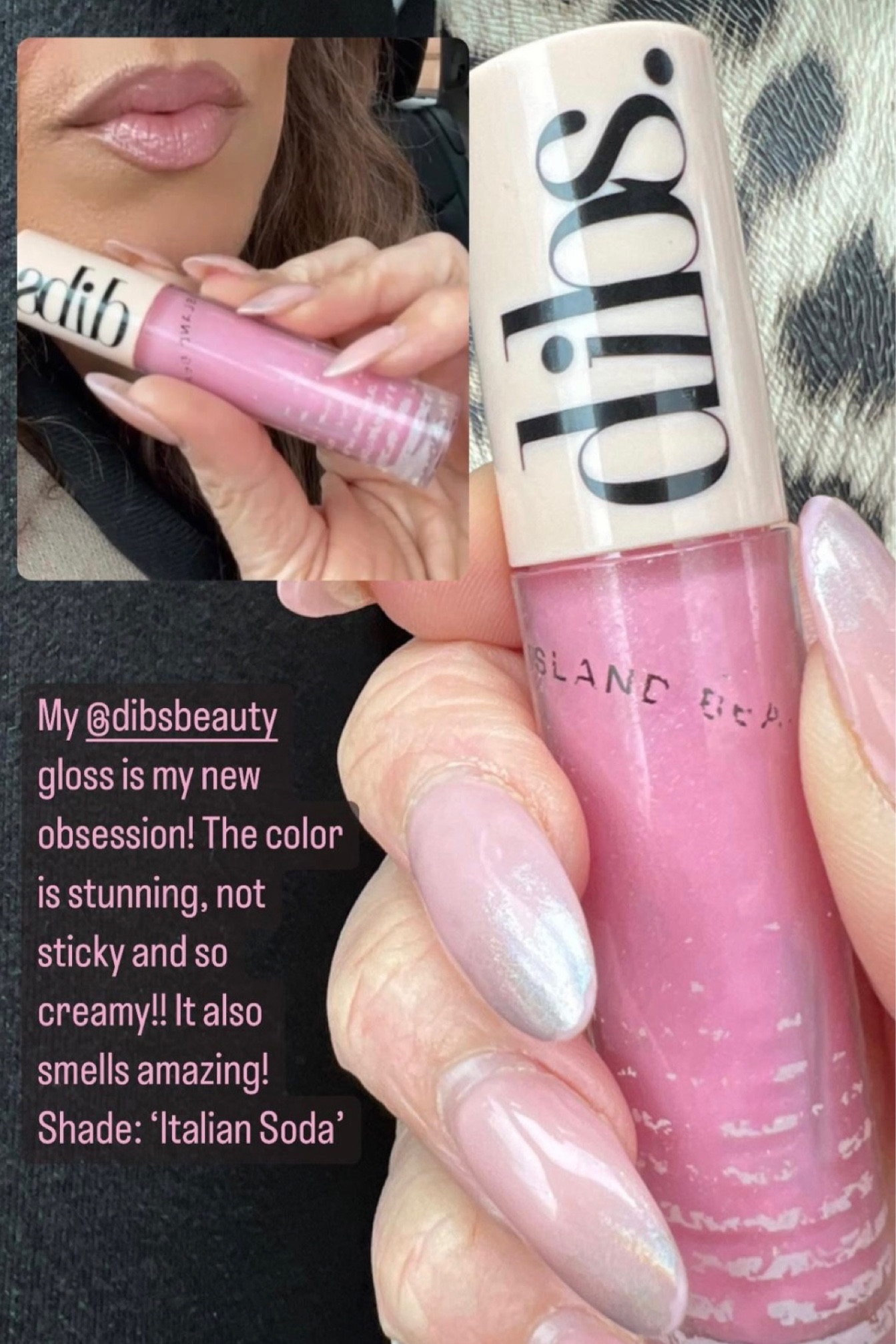 I’m a little obsessed with this DIBS gloss balm! It smells amazing but the color is so Gorg and it’s not sticky at all with the most stunning shine! This is shade ‘Italian Soda’ I just ordered the shade ‘Soda Pop’ for a perfect Fall/Winter color too. Also linking my other favorite DIBS products. Would make a great gift on the gloss set or a good stocking stuffer, gifts for her, gift idea for the beauty lover @dibsbeauty #LaidbackLuxeLife

Fave shades:

Lipgloss: ‘Italian Soda’
Duo: ‘2’
GlowTour Duo: ‘Pink Cosmos'
Blush topper: ‘Spice Gal’
Status stick: ‘Unbothered Bronze’

Follow me for more fashion finds, beauty faves, and lifestyle, home decor, sales and more! So glad you’re here!! XO, Karma

#LTKFindsUnder50 #LTKStyleTip #LTKBeauty