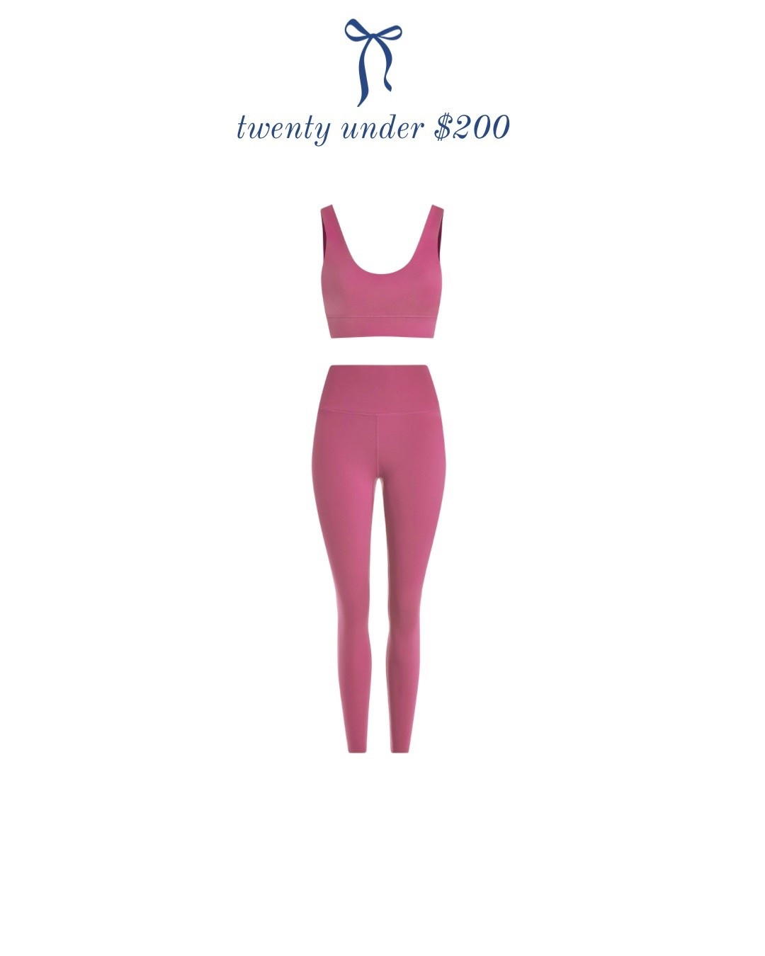 Pink workout set 

#LTKActive #LTKselfcare