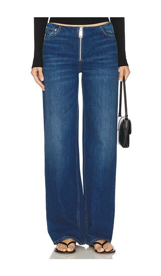 Lina Zip Front Straight in Pico Blvd | Revolve Clothing (Global)