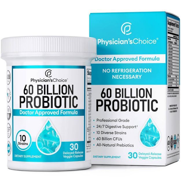 Physician's Choice 60 Billion Probiotic with Prebiotic Capsules | Target