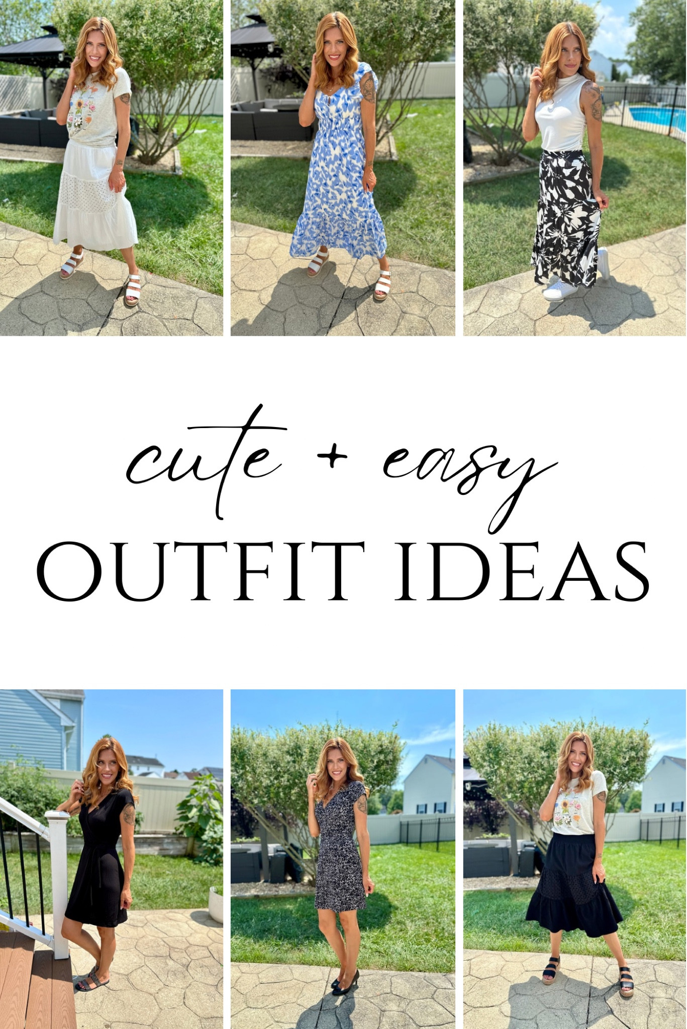 Cute and easy outfit ideas! 



Kohls // cute dresses // cute outfit ideas // back to school // teacher outfits // easy teacher looks