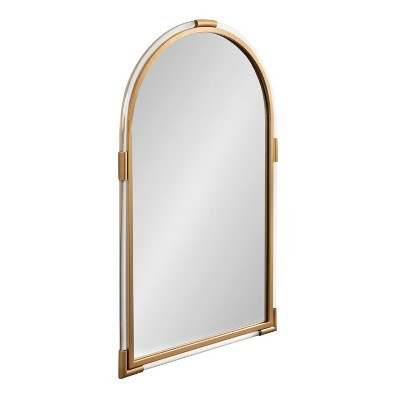 Kate & Laurel All Things Decor 22"x34" Arceo Acrylic Arch Mirror: No Assembly, Wall Mount, Includes Hardware | Target
