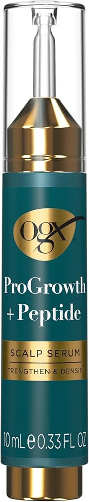 OGX ProGrowth + Peptide Scalp Serum, Strengthens & Densifies by Hydrating the Scalp and Reinforci... | Amazon (US)