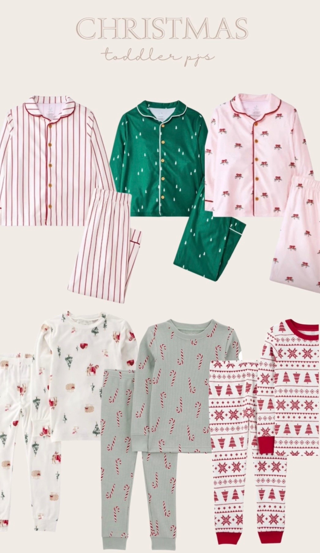 Toddler girl Christmas pjs
Target Christmas pajamas 
Target finds



#LTKHoliday #LTKKids #LTKGiftGuide