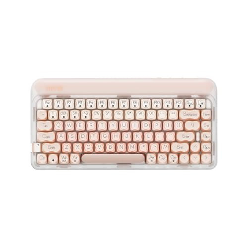LOFREE DOT Foundation Mechanical Keyboard, 75% Rechargeable Hot-swappable Keyboards with 3 Types Connection for Windows, Mac OS/Pink GATERON Baby Racoon Switches | Amazon (US)