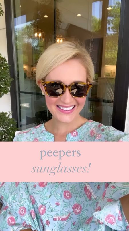 peepers Sunglasses for Summer! Peepers polarized lenses are only $29 and an additional 15% off code BROOKE15JUNE. They’re comfortable, light-weight, and come in a variety of styles and colors! Free shipping on orders $42 or more! 
#sunglasses #ad #peeperspartner #LoveMyPeepers 