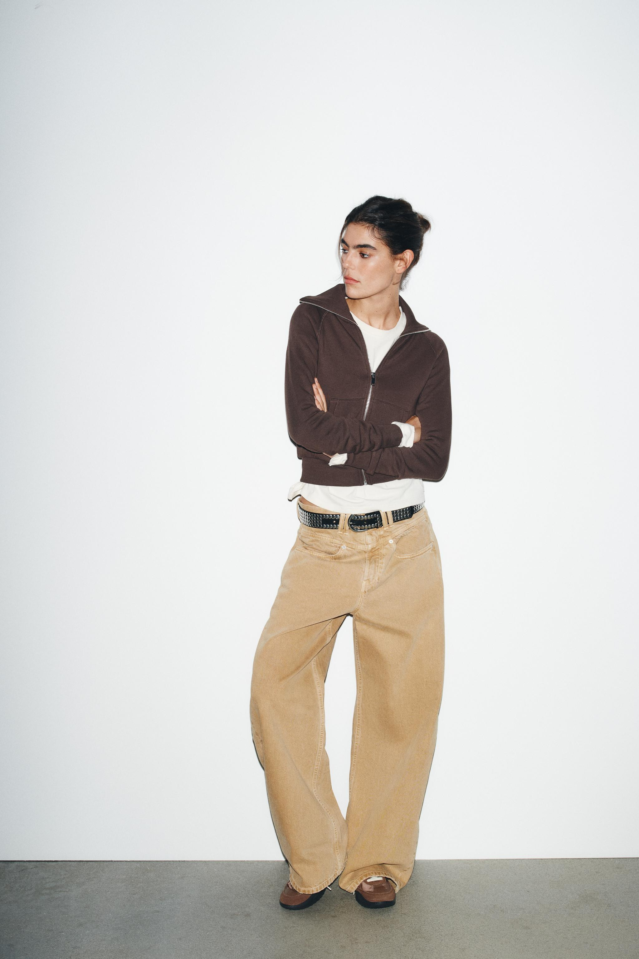 ZIPPERED PLUSH JACKET | Zara US