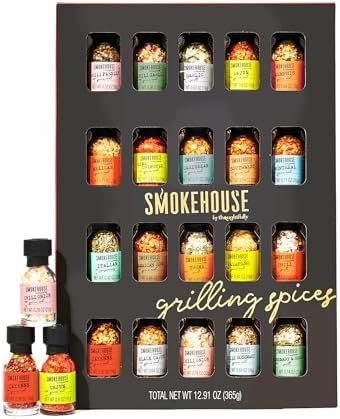 Grilling Spice Set Gift, 20 Mini BBQ Rubs & Seasonings Variety Pack, Grill Seasoning Sampler for ... | Amazon (US)