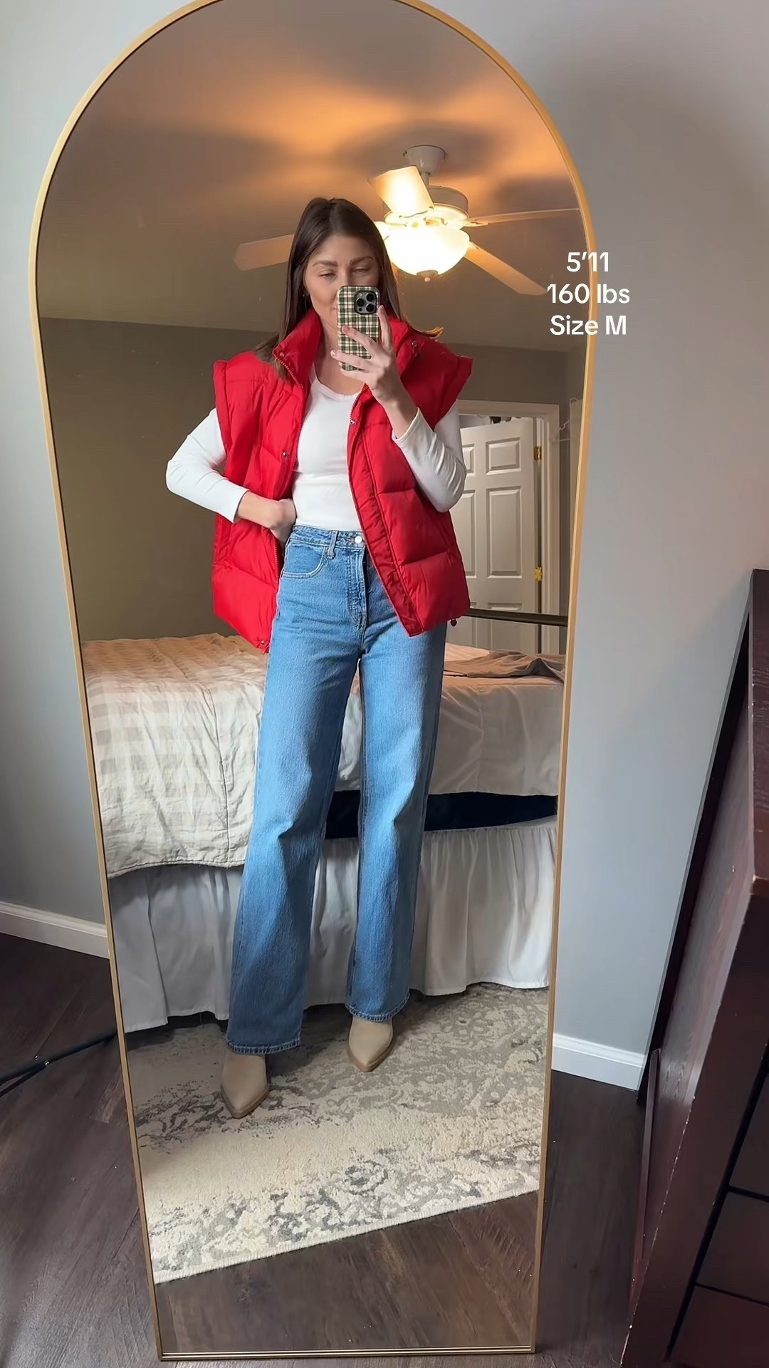 Valentine’s Day outfit idea
Automet 3 pack of ribbed long sleeve shirts great for layering

5’11
150 lbs 
36C
Size M shirt
Size 6 tall jeans




Old navy jeans, Amazon vest, mom outfit, Valentine’s Day outfit, teacher outfit, wow jeans 

#LTKgrwm #LTKValentine #LTKootd