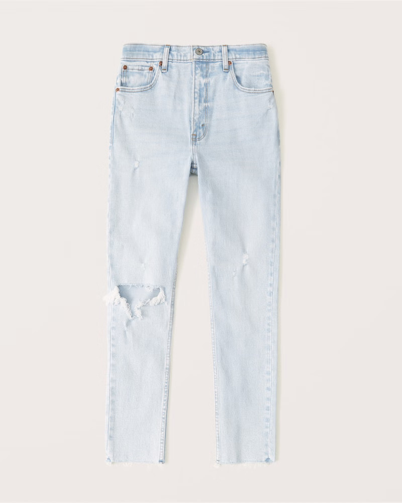 High Rise Skinny Jeans | Abercrombie & Fitch (US)
