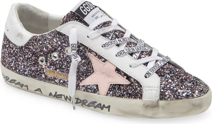 Golden Goose Super-Star Glitter Sneaker | Nordstrom | Nordstrom
