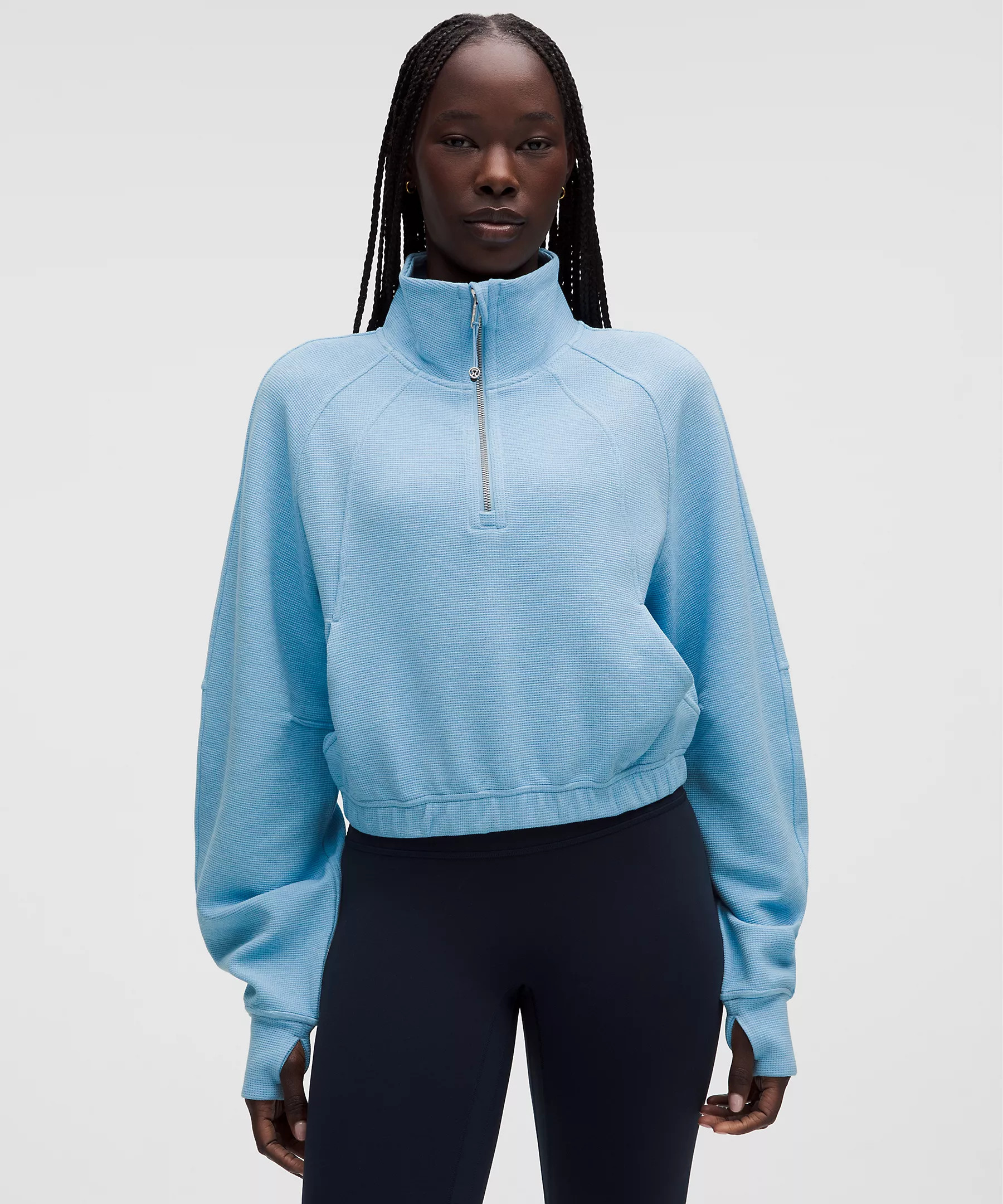 Scuba Cropped Funnel-Neck Half Zip | Lululemon (US)