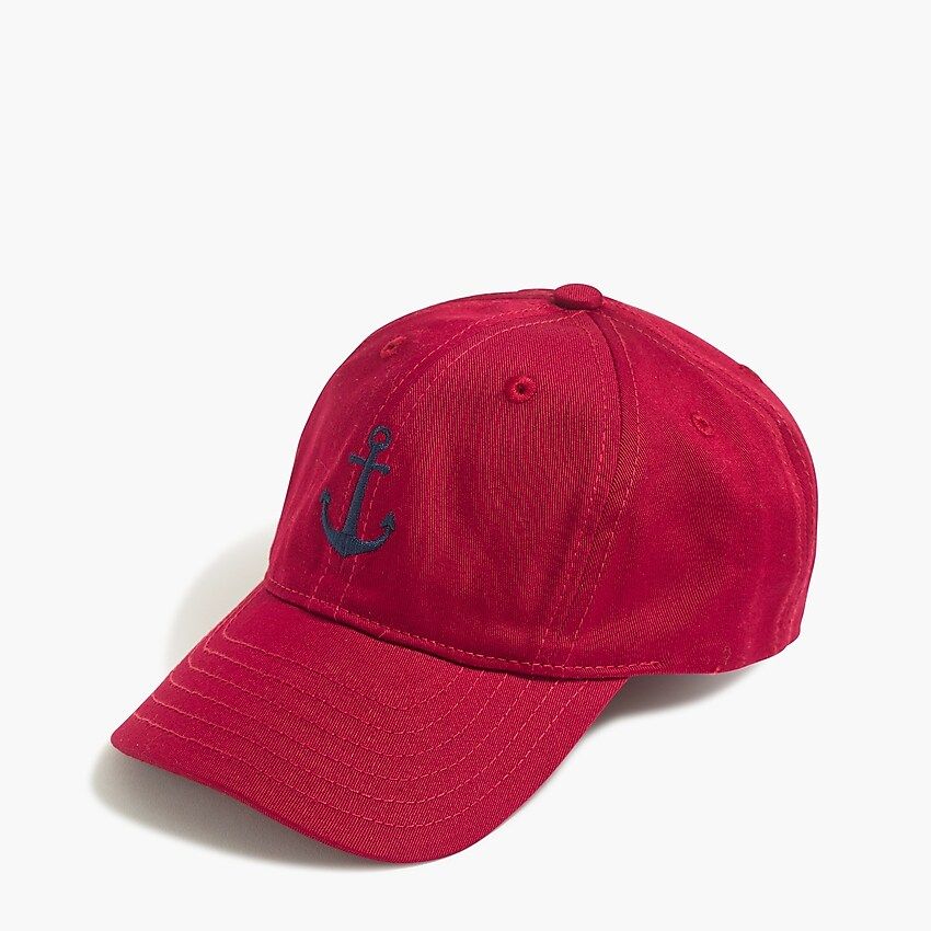 Kids' anchor baseball hat | J.Crew Factory