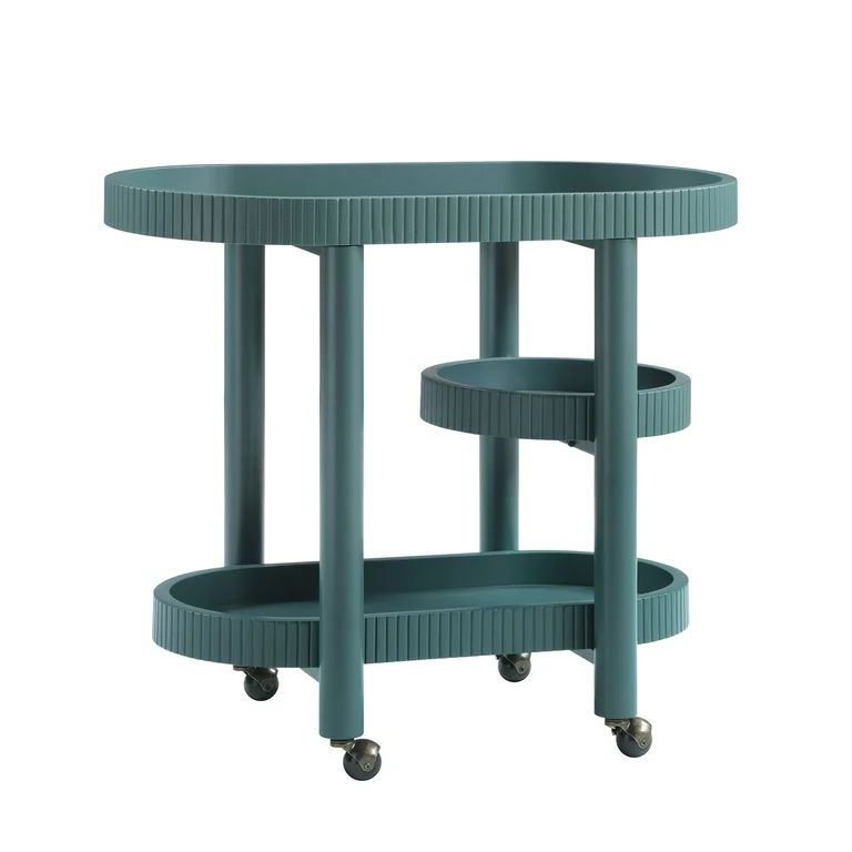 Beautiful Drew Bar Cart by Drew Barrymore, Thyme Green Finish | Walmart (US)