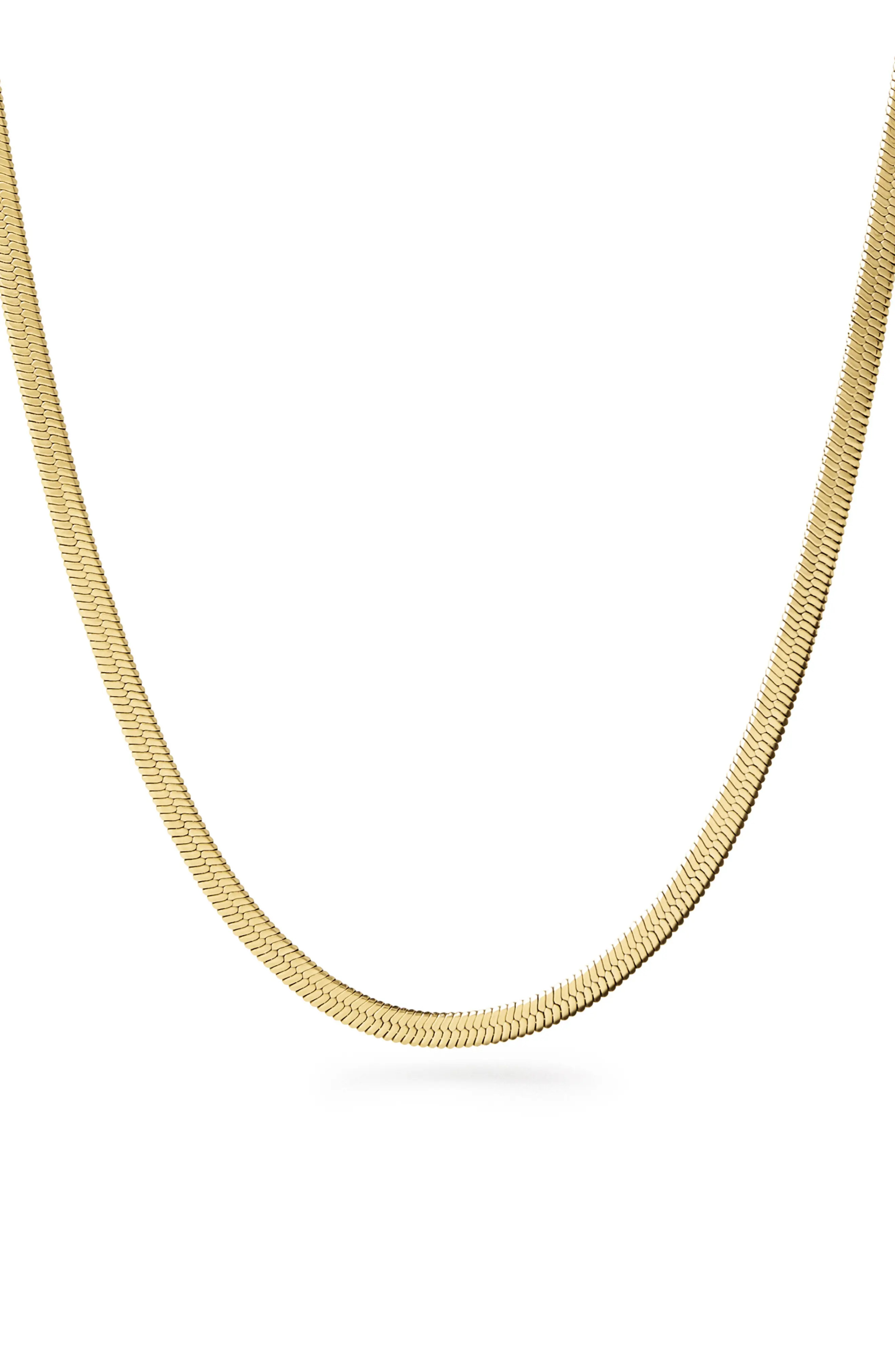 Herringbone Chain Necklace (Women) | Nordstrom | Nordstrom