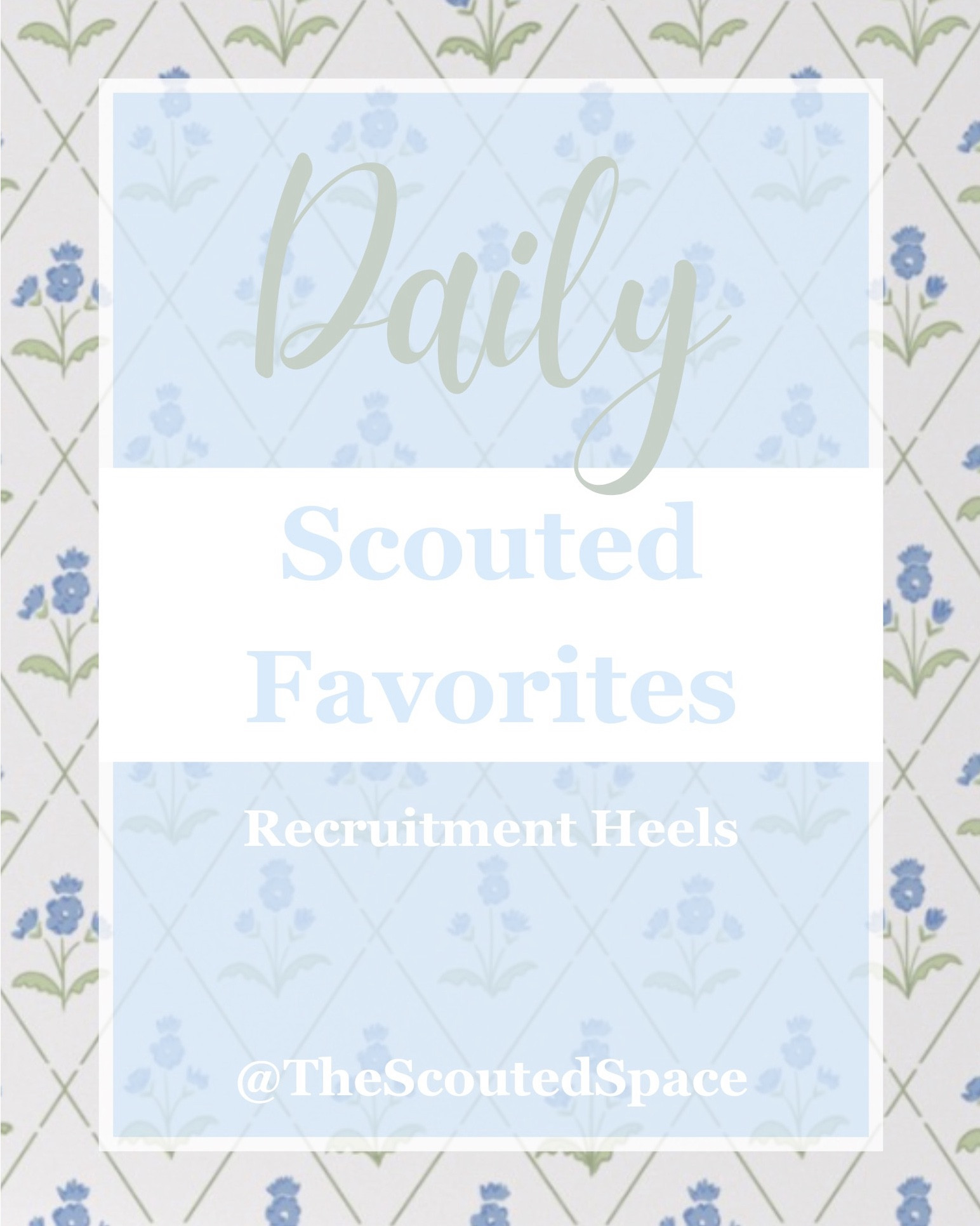 Recruitment Heels

This post is for all of my girlies that are preparing for sorority recruitment! Make sure to select a pair of heels that are stylish, yet comfort!