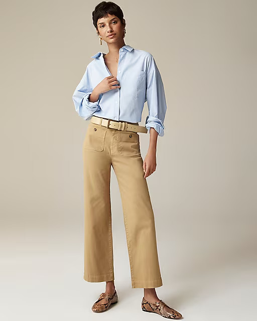 Petite sailor slim wide-leg chino pant | J. Crew US