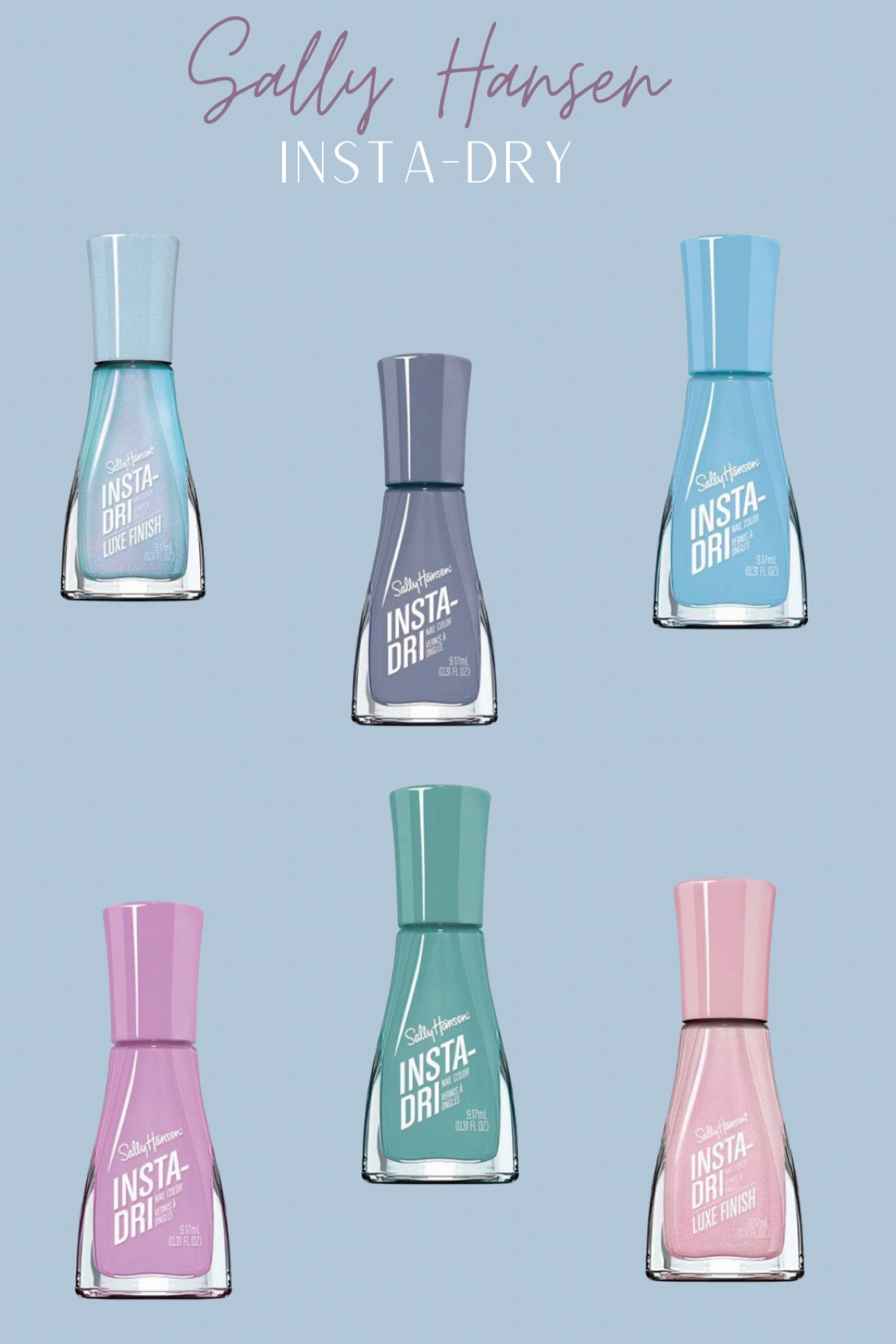 Sally Hansen insta dry new spring shades.


#LTKsalealert #LTKbeauty