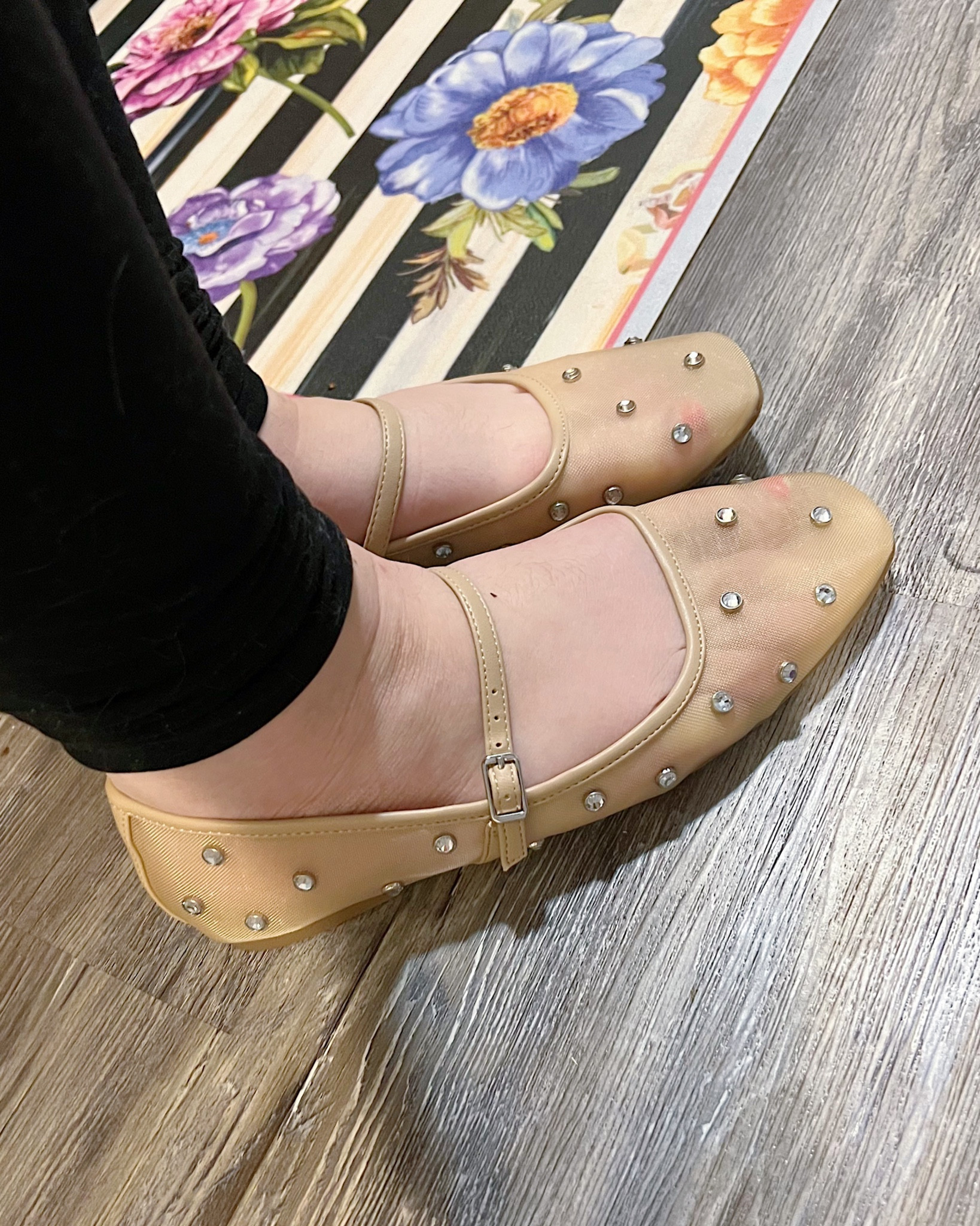 $30 designer dupe mesh rhinestone ballet flats with memory foam insole ✨ 

#LTKxTarget #LTKfindsunder50 #LTKshoecrush