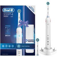 Oral-B Smart 4 4000N Rechargeable Electric Toothbrush - White | Look Fantastic (UK)