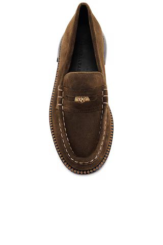 Freda Salvador Elba Loafer in Bark Suede from Revolve.com | Revolve Clothing (Global)