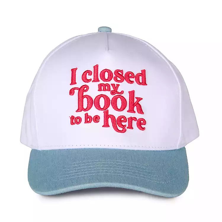 Closed My Book Trucker Hat | Kirklands