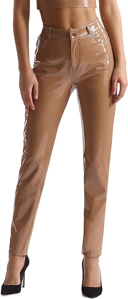 commando Faux Patent Leather Five-Pocket Pants SLG72 | Amazon (US)
