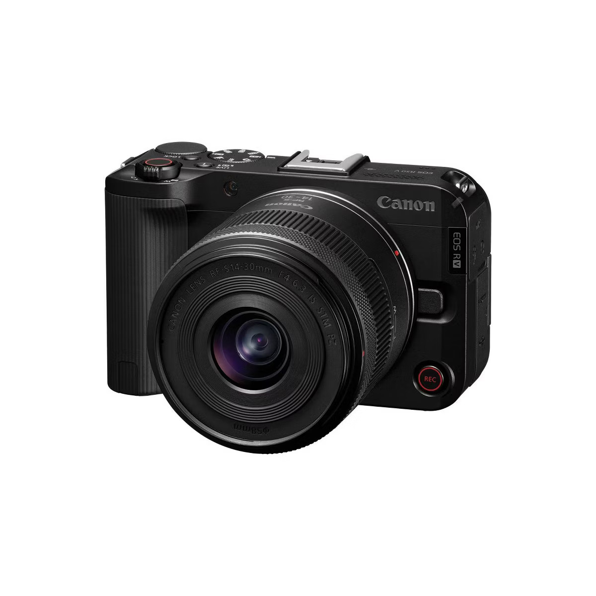 Canon EOS R50 V + RF-S14-30mm 24MP Mirrorless Camera: Wi-Fi, ISO 51200, 3" Screen | Target