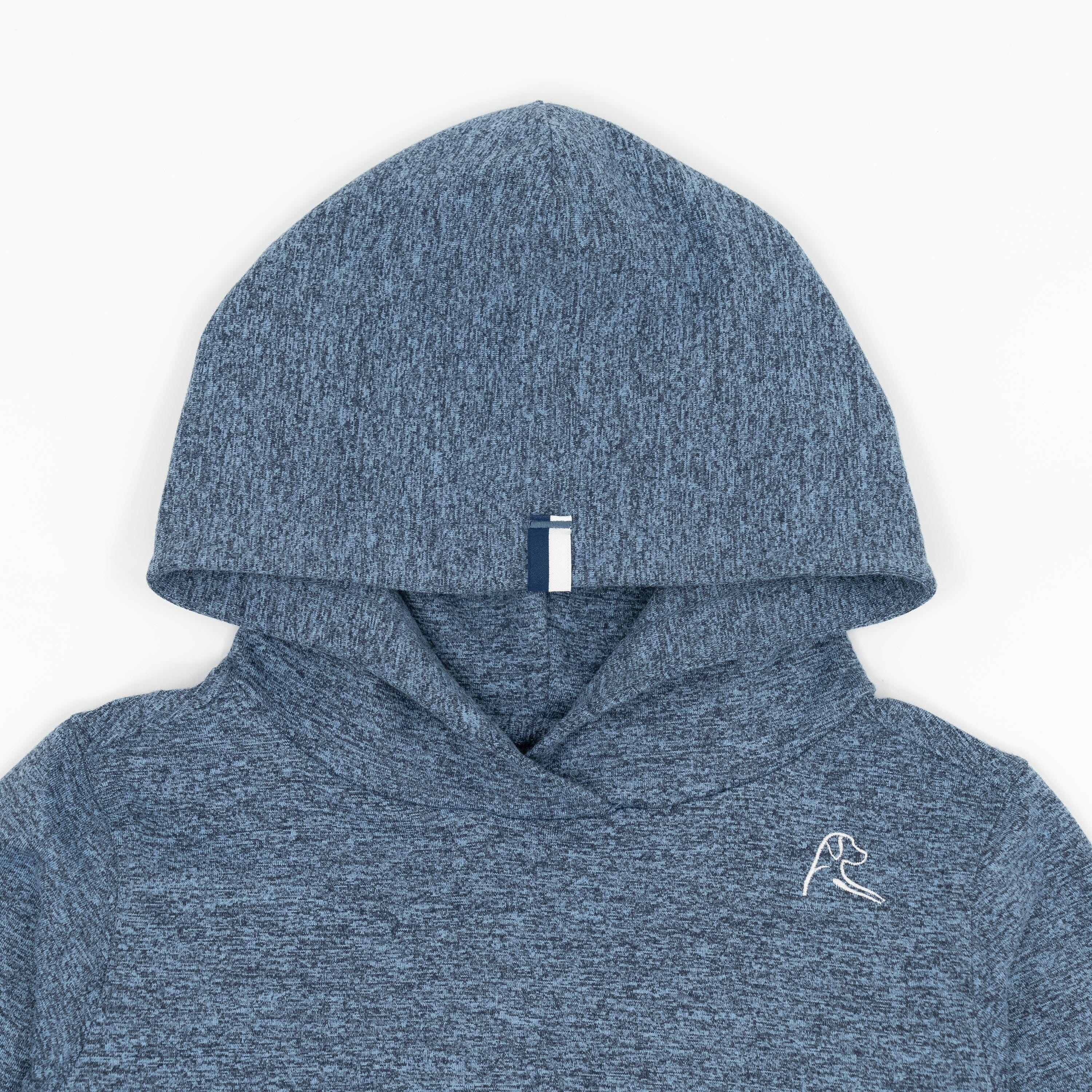 Lil' Hesi Performance Hoodie - Heather Zone Blue | Rhoback | RHOBACK