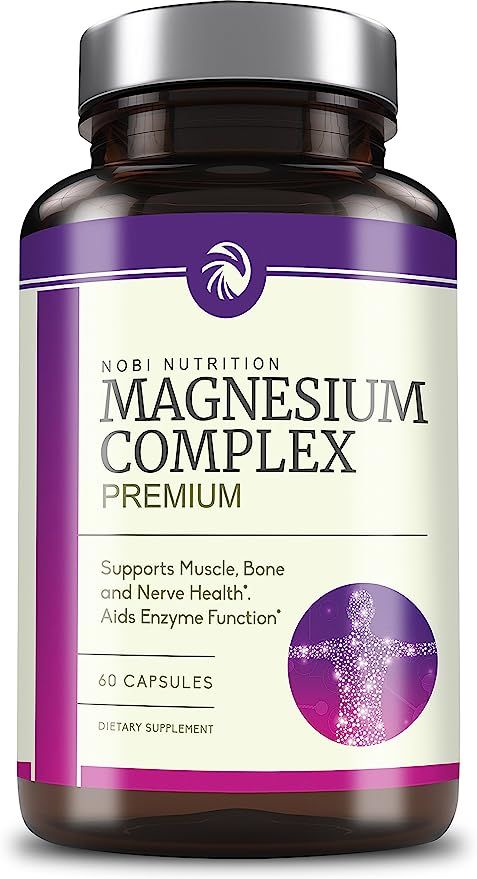 Nobi Nutrition High Absorption Magnesium Complex - Premium Mag Supplement for Sleep, Leg Cramps, ... | Amazon (US)