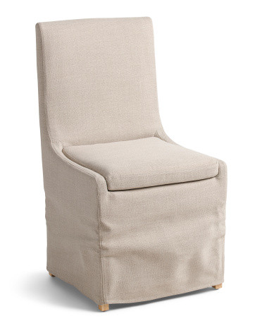 Slope Arm Velvet Slipcover Chair | TJ Maxx
