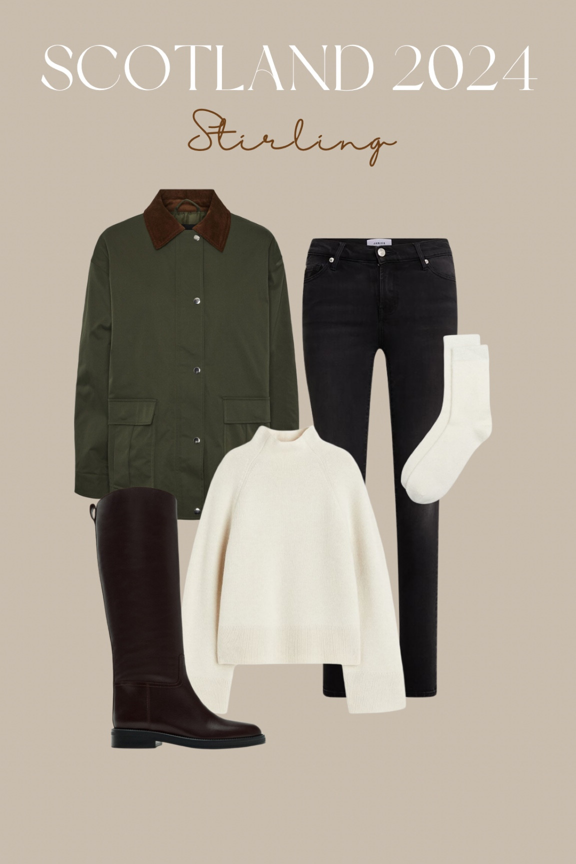 Green coat, English country side coat, black skinny jeans, white wool sweater, knitted sweater, brown leather boots, 

#LTKeurope #LTKautumn #LTKstyletip