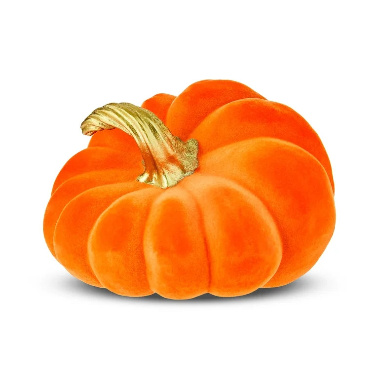 Wilted Pumpkin Decoration, Orange, 4", Halloween by Way To Celebrate | Walmart (US)