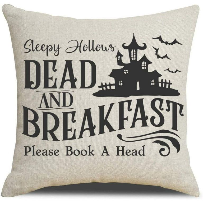 Halloween Decor Throw Pillow Covers Set of 4 Halloween Decorations Hocus Pocus Farmhouse Saying F... | Walmart (US)