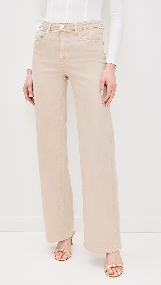 L'AGENCE Clayton High Rise Wide Leg Jeans | Shopbop | Shopbop