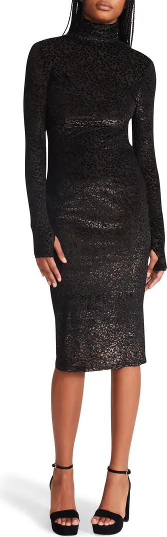 Vivienne Long Sleeve Mesh Midi Dress | Nordstrom
